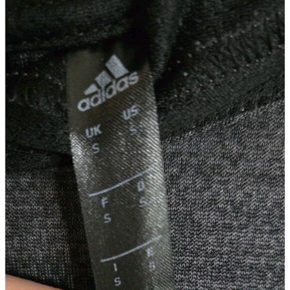 Adidas Mens Pullover Hoodie Climawarm Hood Sweatshirt Gray Size Small S Warm Top - Picture 8 of 13